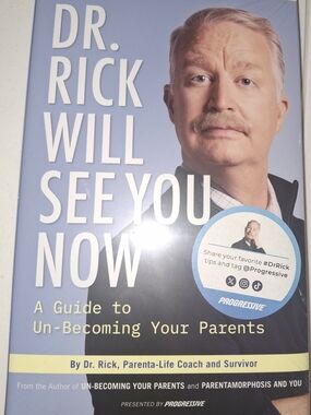 Dr. Rick Will See You Now Hardcover Book - Light Blue & Black